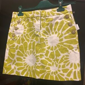J. Crew floral skirt